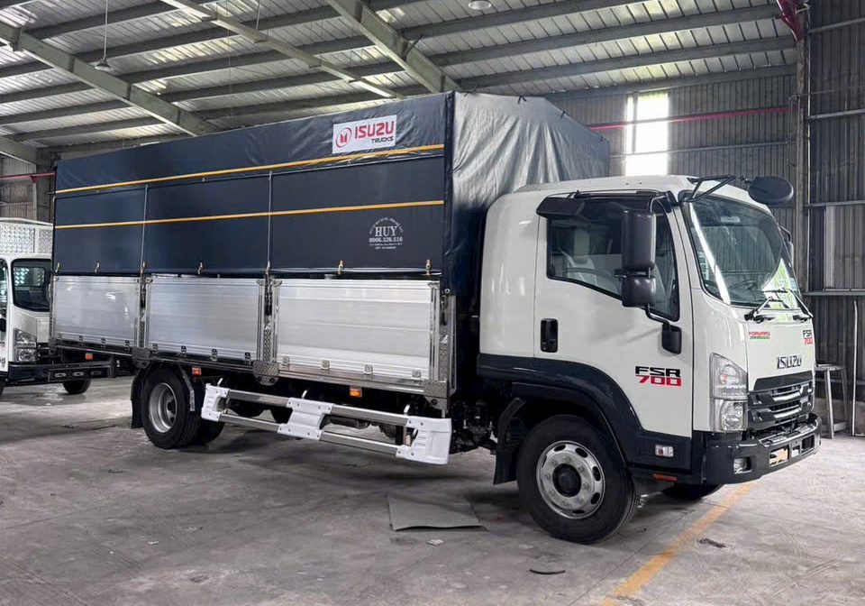 Thiết Kế Ngoại Thất & Quy Cách Đóng Thùng Thùng Mui Bạt, Thùng Kín, Thùng Lửng - Xe Tải Isuzu FSR700 7 Tấn