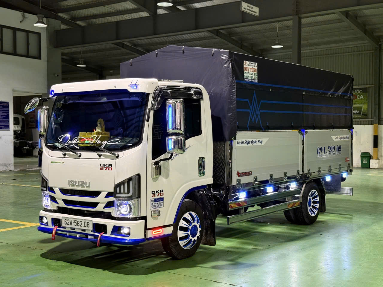 Xe Tải Isuzu 2T5 Bửng Nhôm
