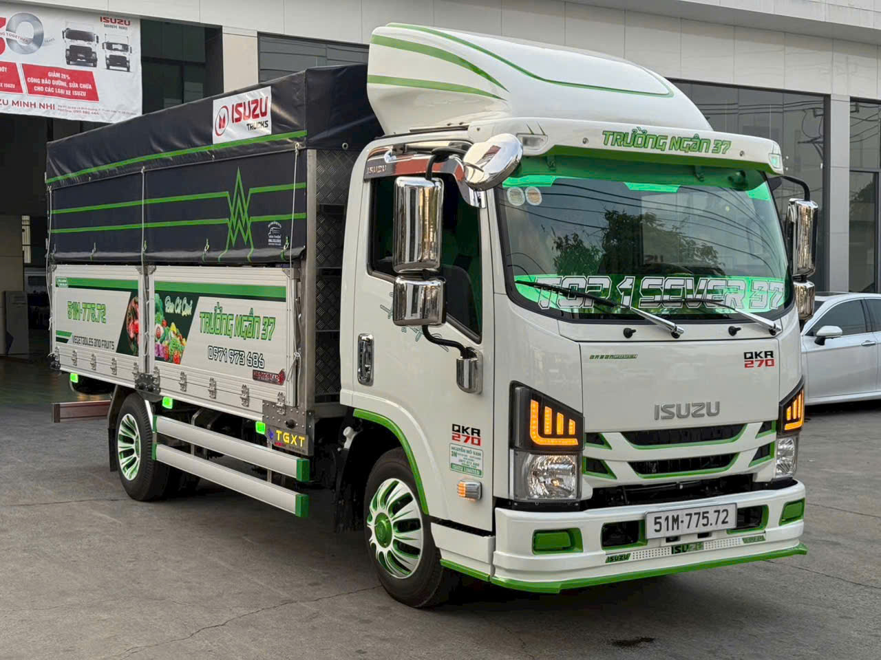 Bảng Thông Số Kỹ Thuật - Xe Tải Isuzu 2T5 Bửng Nhôm
